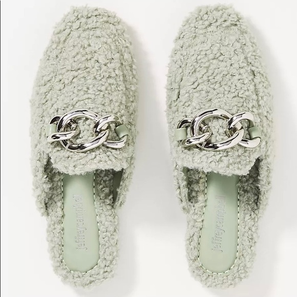 Anthropologie Shoes - 💚Jeffrey Campbell Beagle Faux Fur Slippers